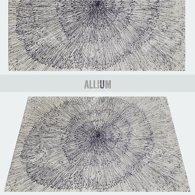 Elegant Allium Carpet 3D model image 1