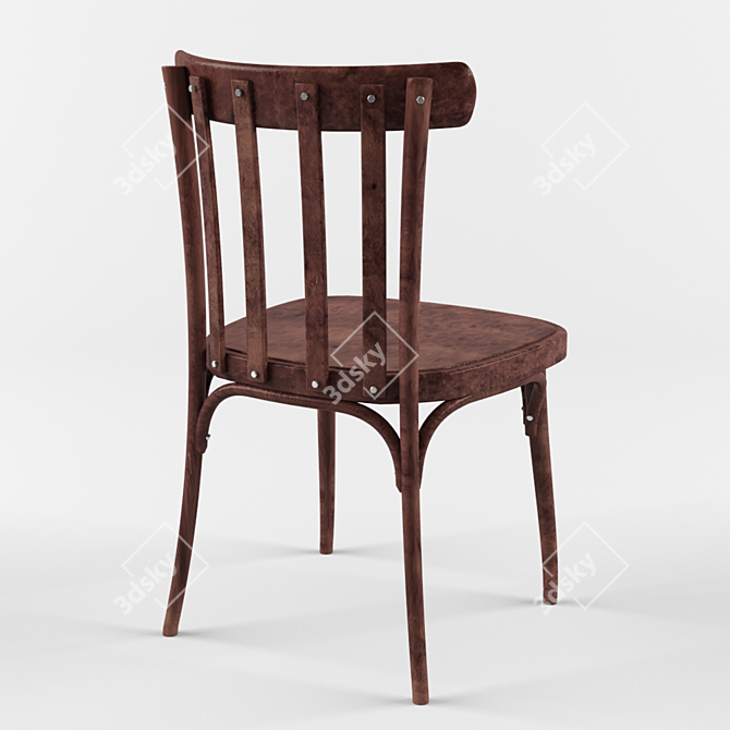 Cozy Ergonomic Chair 3D model image 2