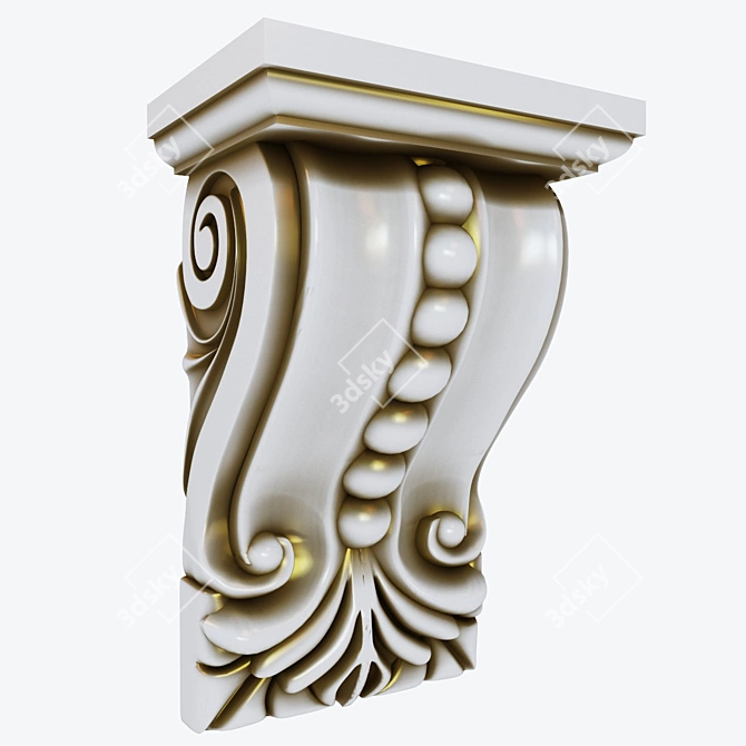 Gaudi Inspired Decor Piece 3D model image 1