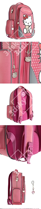 Hello Kitty Mesh Backpack 3D model image 2