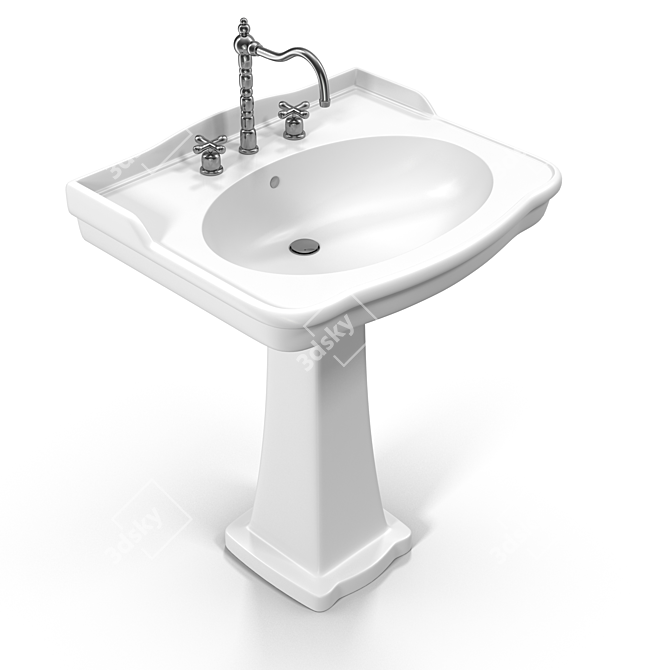 Elegant Belbagno Boheme Basin 3D model image 1