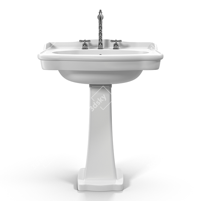 Elegant Belbagno Boheme Basin 3D model image 2