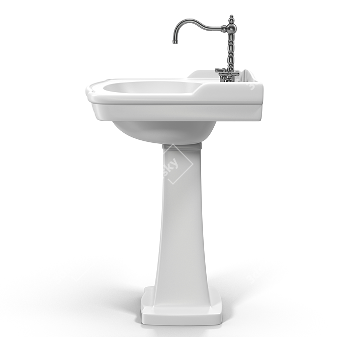 Elegant Belbagno Boheme Basin 3D model image 3