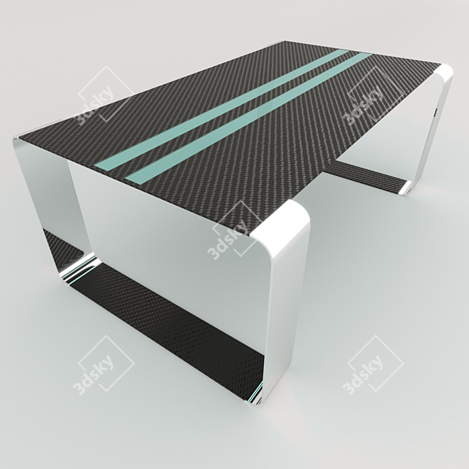Luxis Elegant Table 3D model image 1
