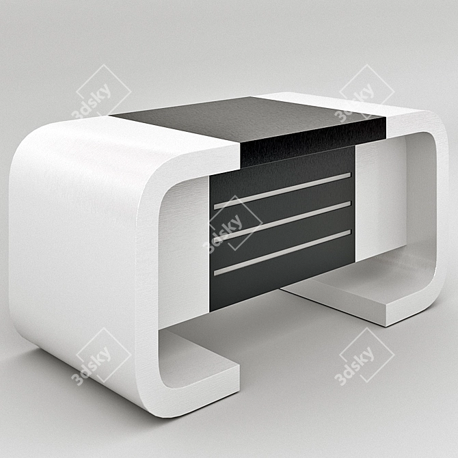 Title: Modern Reception Desk "Lango 3D model image 1