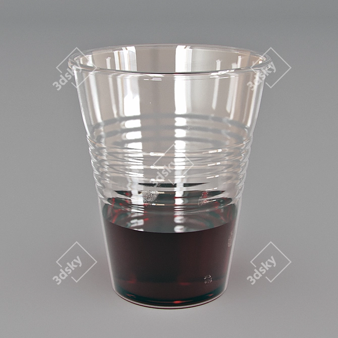 Sip of Serenity: A Perfect Cup 3D model image 1