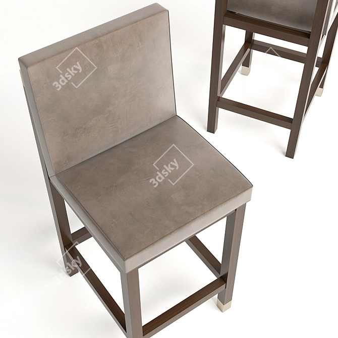 COLT Bar Stool: Sleek and Sturdy by Hudson Furniture 3D model image 2