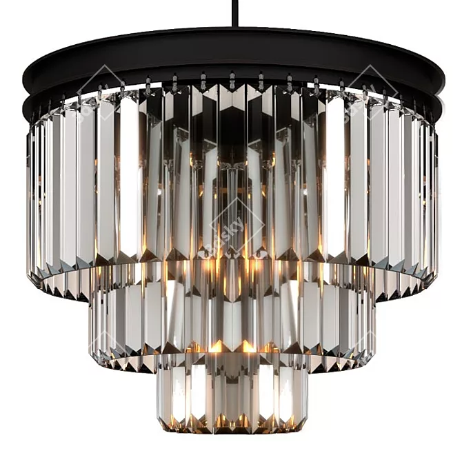 Crystal Pendant Lamp, Newport 31106 3D model image 1