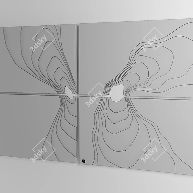 Sleek Panel Contour 02 by Petr Weigl 3D model image 6