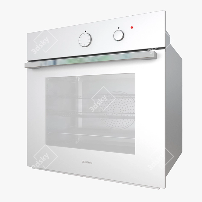 Modern Gorenje BO71SY2W Oven 3D model image 1