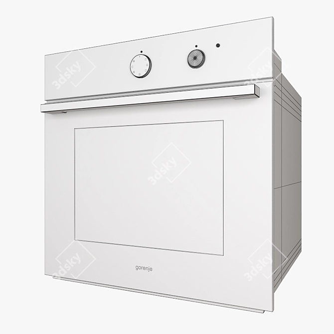 Modern Gorenje BO71SY2W Oven 3D model image 2