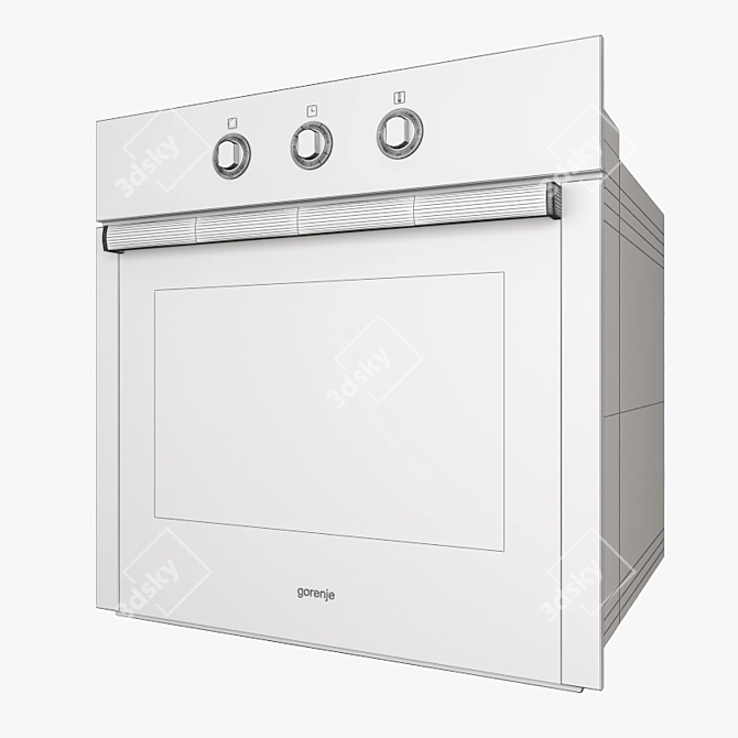 Gorenje BO4209AX Built-In Oven 3D model image 2