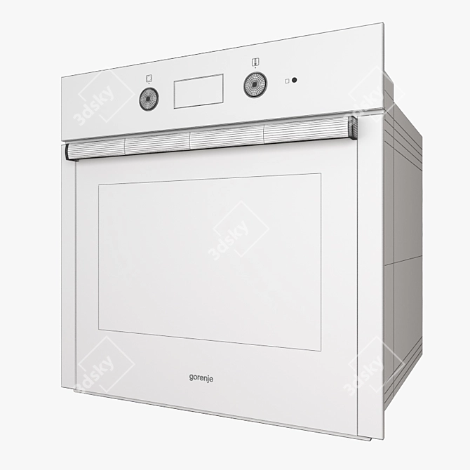 Gorenje BO7476AX: Sleek and Efficient Oven 3D model image 2