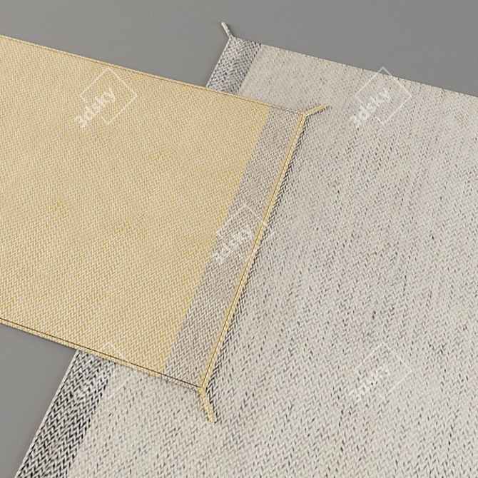 Minimalist Ply Rugs 3D model image 1