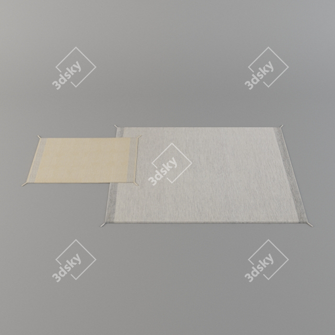 Minimalist Ply Rugs 3D model image 3