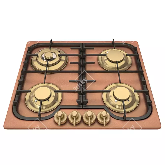 Revitalize Your Cooking with Restart Hob ELP045 3D model image 1