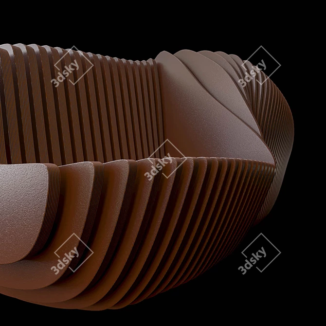  Plywood Parametric Bench 3D model image 3