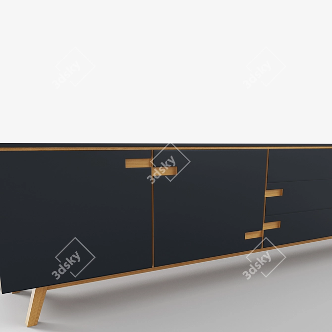 Title: Modern Chest of Drawers - specimen.by 3D model image 2