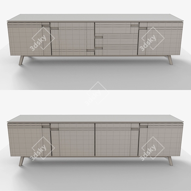 Title: Modern Chest of Drawers - specimen.by 3D model image 3