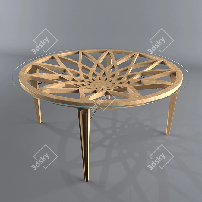 Elegant Carpanelli Galileo Table 3D model image 1