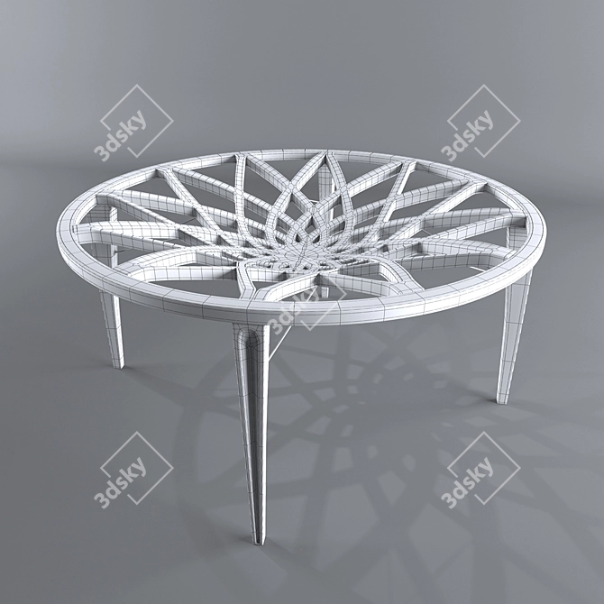 Elegant Carpanelli Galileo Table 3D model image 2