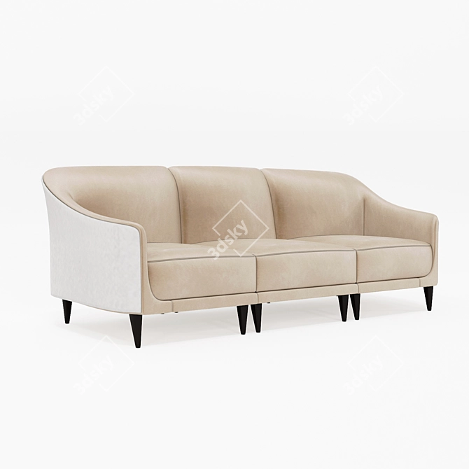 Georgesmith Virginie Sofa: Elegant and Versatile 3D model image 2