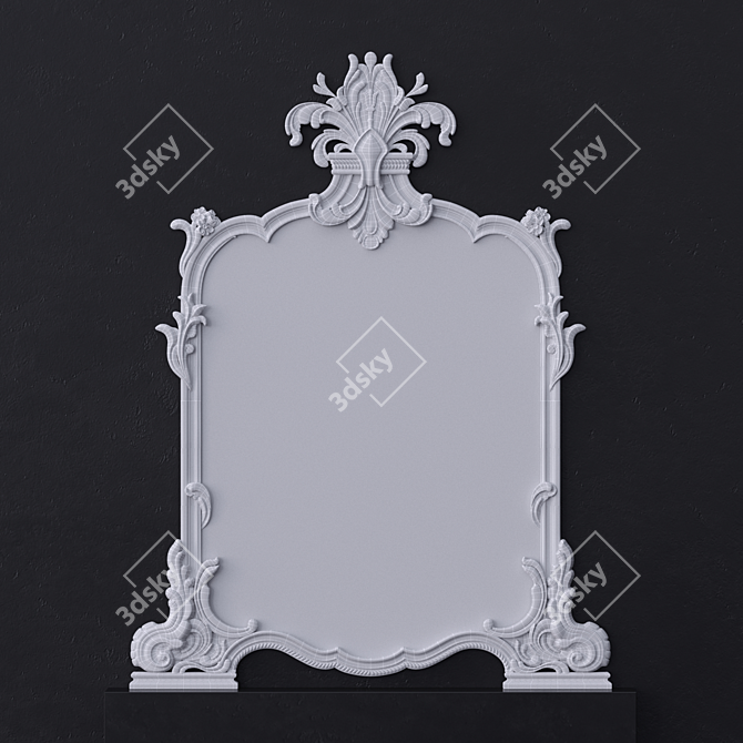 Classic Larissa Mirror by Silik 3D model image 2