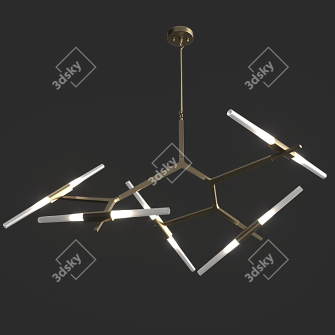 Radiant Sputnik Chandelier 3D model image 1