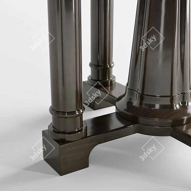 Sutton House Round Dining Table 3D model image 3