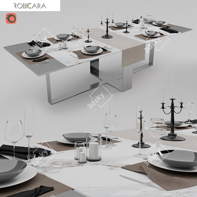 Robicara Edit Table - Sleek and Functional 3D model image 1