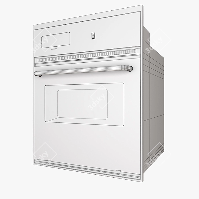 Maytag CWE4800ACS: Real Scale Millimeters 3D model image 2