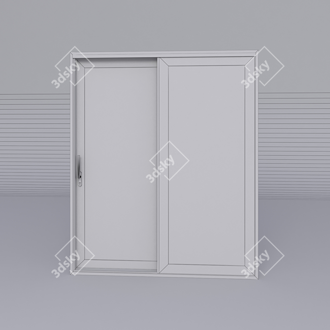 Schuco ASS 70.HI - ST 1A Sliding Door 3D model image 3