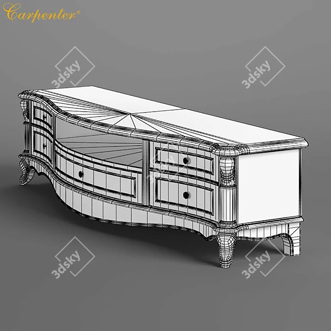 Carpenter Wall Unit A (1860x550x460) 3D model image 3