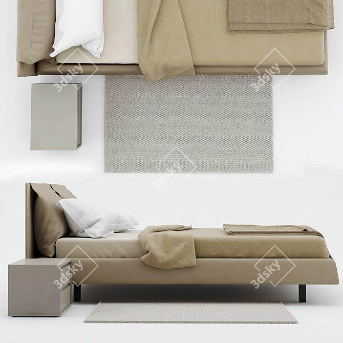 Galactic Dream Bed Set 3D model image 2