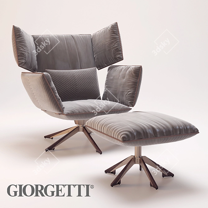 Giorgetti SAHARA: Exquisite Italian Furniture 3D model image 1