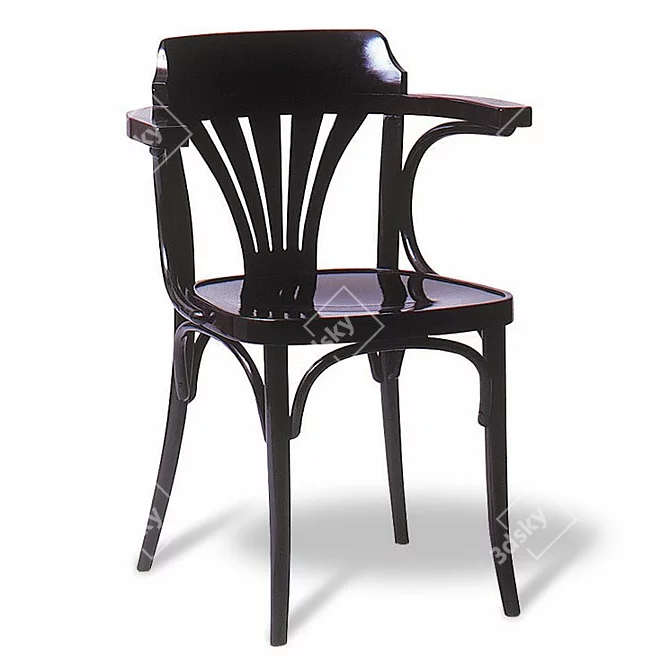 Elegant Comfort: Ton Armchair 3D model image 1