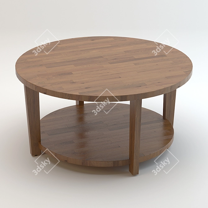 Boho Chic Yuca Coffee Table 3D model image 1