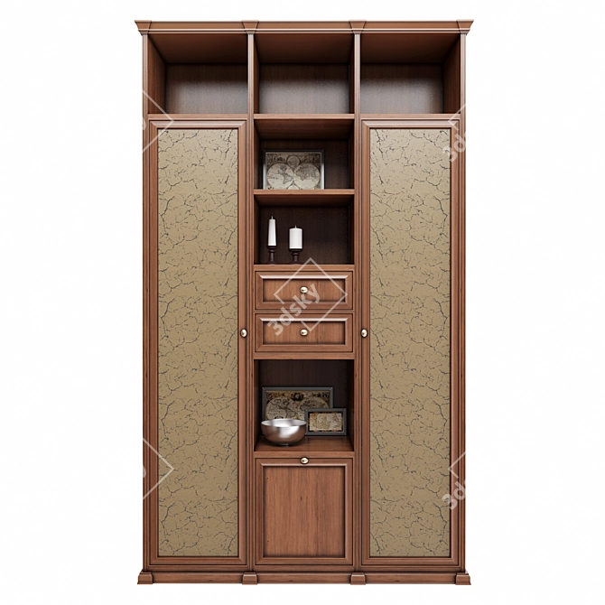 Elegant Doors Decor Set 3D model image 1