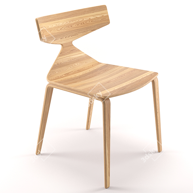 Italian Design Saya Chair 3D model image 1