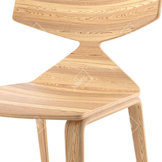 Italian Design Saya Chair 3D model image 2