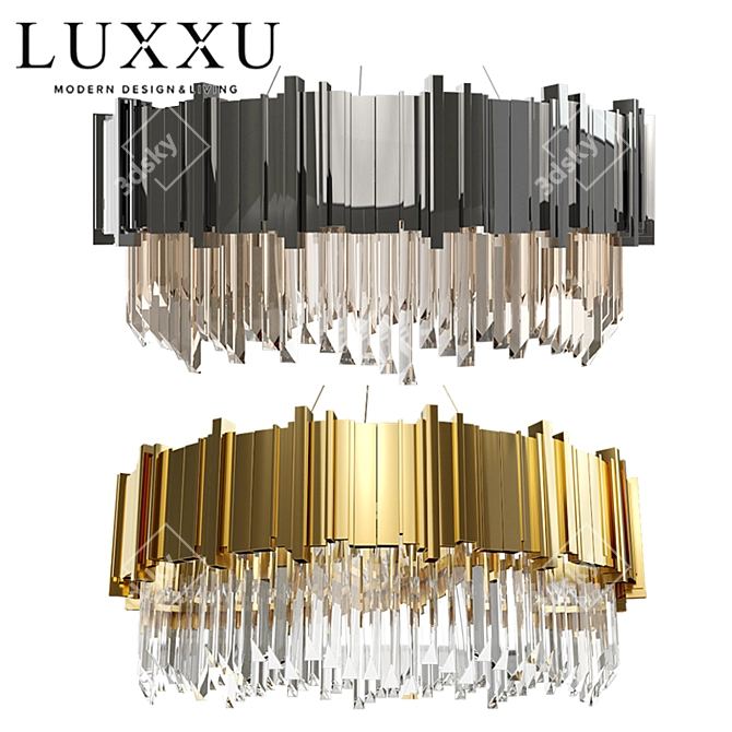 Regal Suspension Chandelier 3D model image 1