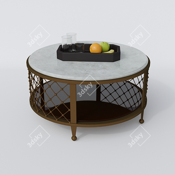 Decorative Coffee Table 3D model image 1