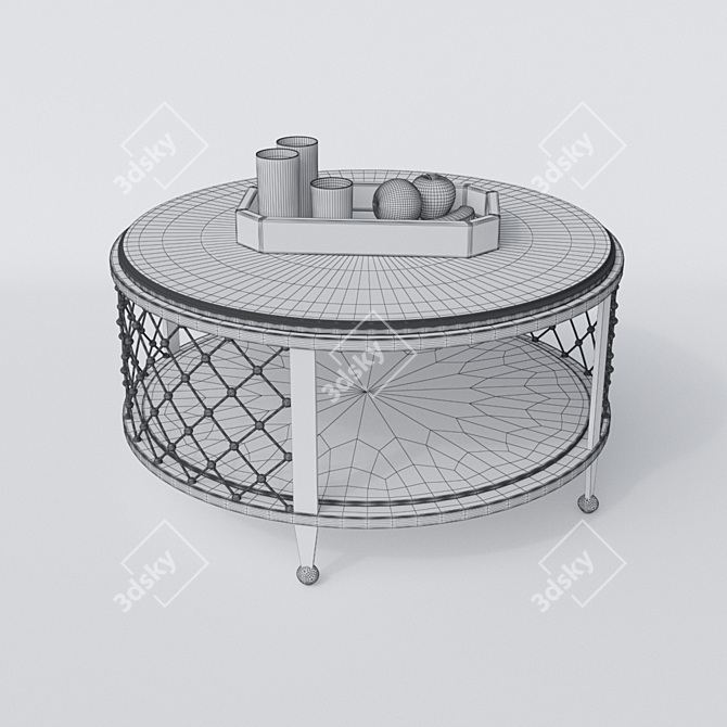 Decorative Coffee Table 3D model image 2