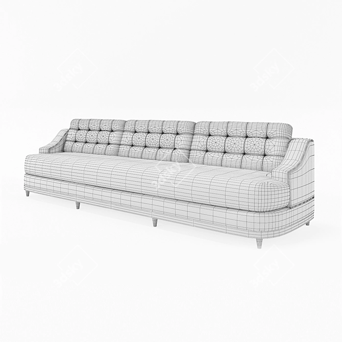 Elegance in Motion: Francis Sultana Debra Sofa 3D model image 3