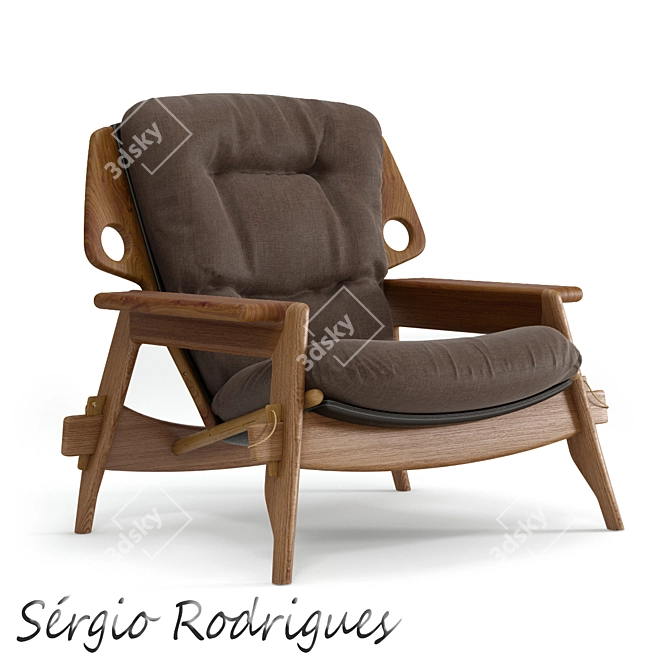 Sergio Rodrigues Benjamin - Timeless Elegance 3D model image 1