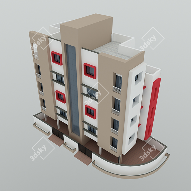 Corner Heights: Multi-Level Marvel 3D model image 2