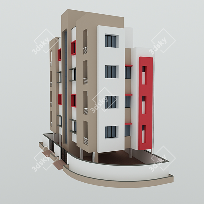 Corner Heights: Multi-Level Marvel 3D model image 3