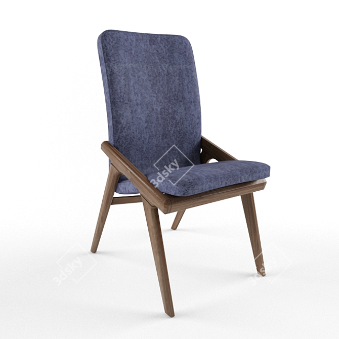 Elegant Dora Chair 3D model image 1
