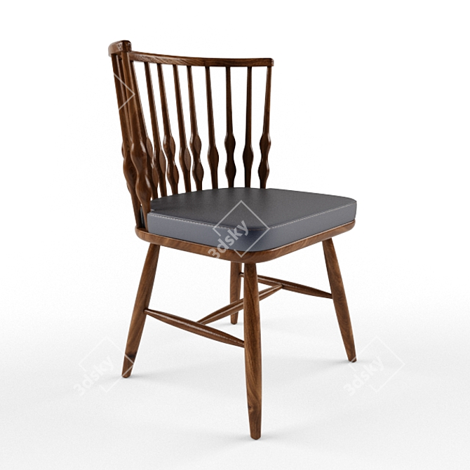 Elegant Cad Chair 3D model image 1