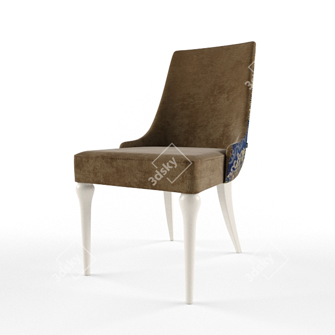 Lucca Upholstered Chair 3D model image 1